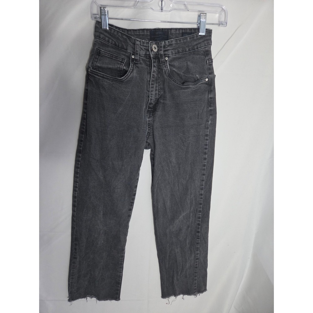 Cotton On Straight Jeans Womens Black Faded Straight High Straight